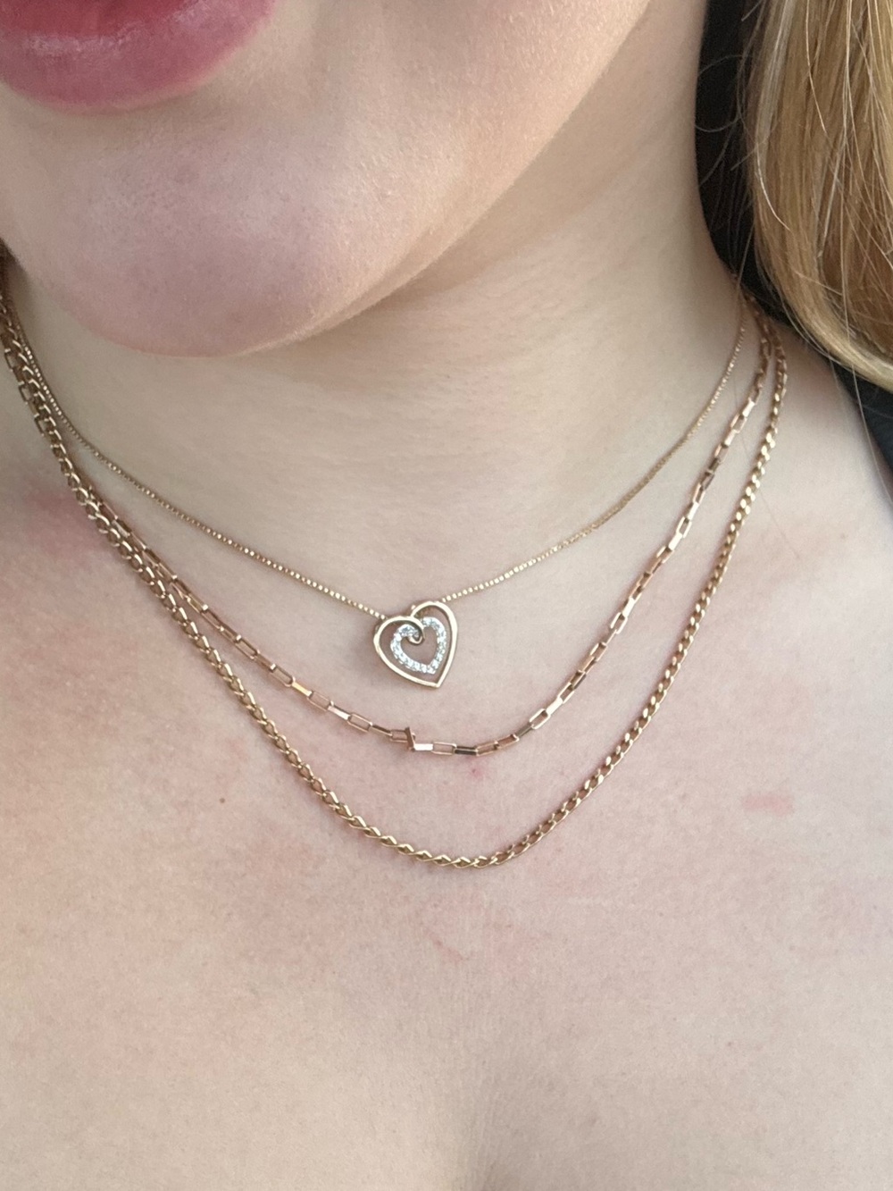 9k Gold Paperclip Gold chain